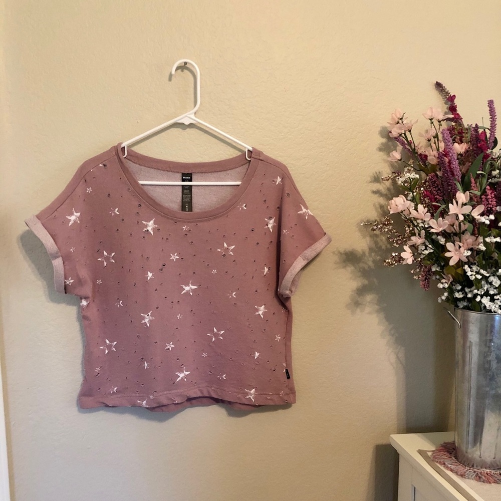 RBX Large Short Sleeve Crop Top